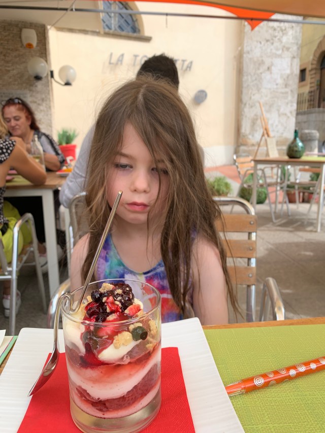 Sometimes eating dessert is such a chore